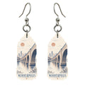 She's Choosing Minneapolis Earrings | Sparse Pointillism | S1063