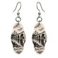 She's Choosing Minneapolis Earrings | Charcoal Gesture | S1065