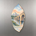 She's Choosing Minneapolis Magnet | Restrained Watercolor | S1066-M