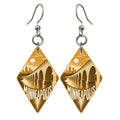 She's Choosing Minneapolis Earrings | Typographic Illustration | S1071