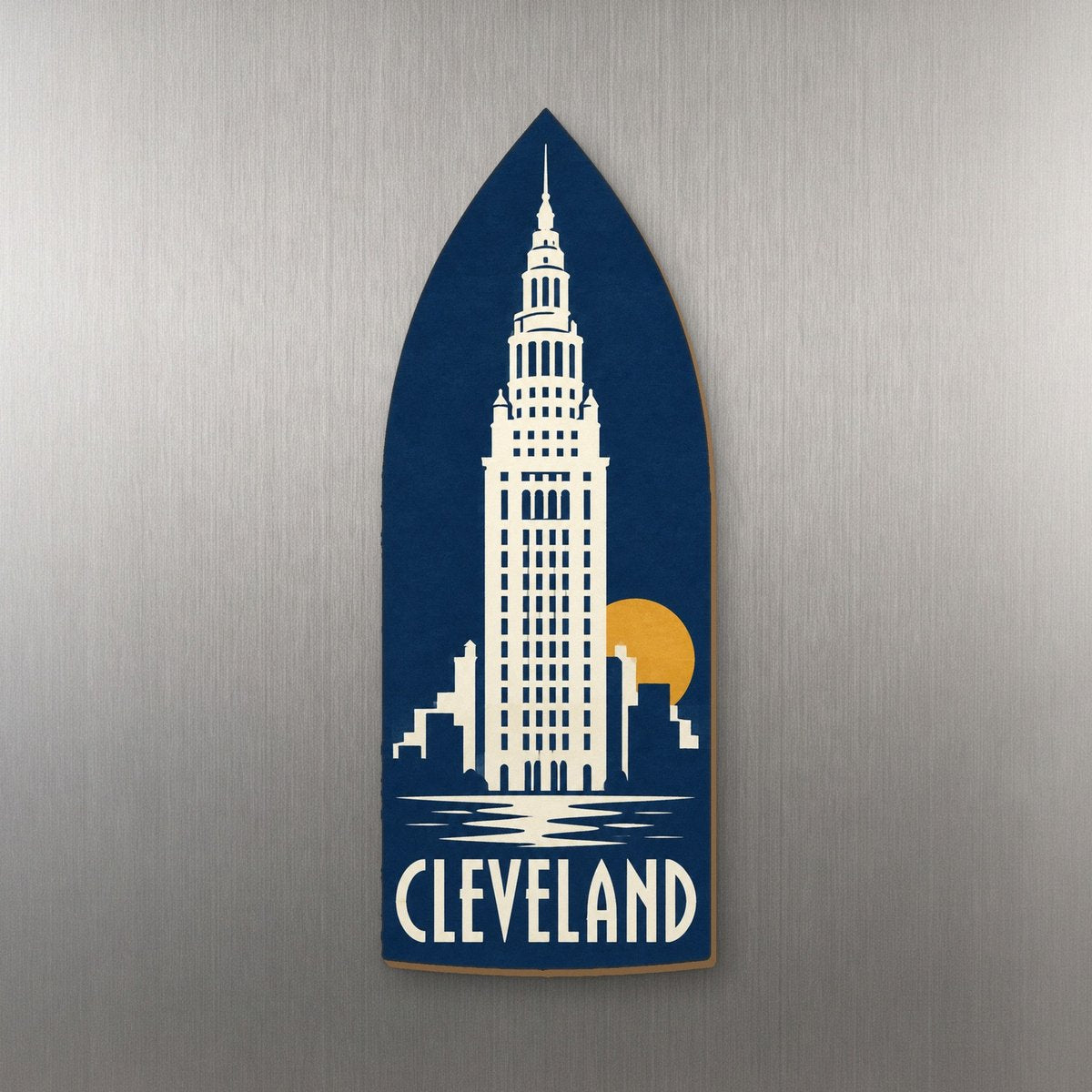 She's Choosing Cleveland Magnet | Negative-Space Silhouette | S1073-M