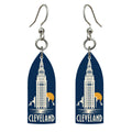 She's Choosing Cleveland Earrings | Negative-Space Silhouette | S1073