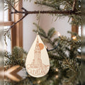 She's Choosing Cleveland Ornament | Continuous-Line Drawing | S1074-O
