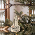 She's Choosing Cleveland Ornament | Loose Contour Sketch | S1075-O