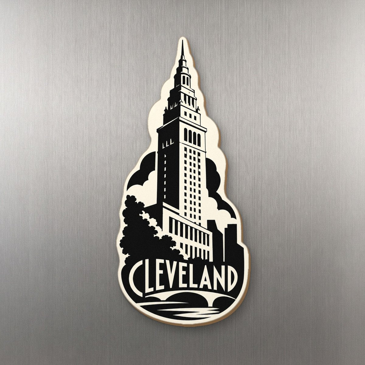 She's Choosing Cleveland Magnet | Notan | S1076-M