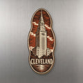 She's Choosing Cleveland Magnet | Woodcut | S1078-M