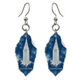 She's Choosing Cleveland Earrings | Cyanotype-Inspired | S1079