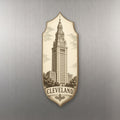 She's Choosing Cleveland Magnet | Etching-Inspired Linework | S1080-M