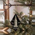 She's Choosing Cleveland Ornament | Scratchboard | S1082-O
