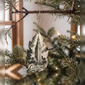 She's Choosing Cleveland Ornament | Charcoal Gesture | S1083-O