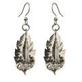 She's Choosing Cleveland Earrings | Charcoal Gesture | S1083