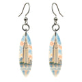She's Choosing Cleveland Earrings | Restrained Watercolor | S1084