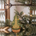 She's Choosing Cleveland Ornament | Naive Folk Painting | S1086-O