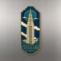 She's Choosing Cleveland Magnet | Cloisonné-Inspired Graphic | S1088-M