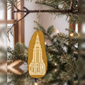 She's Choosing Cleveland Ornament | Typographic Illustration | S1089-O
