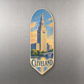 She's Choosing Cleveland Magnet | Colored Pencil over Gouache | S1090-M
