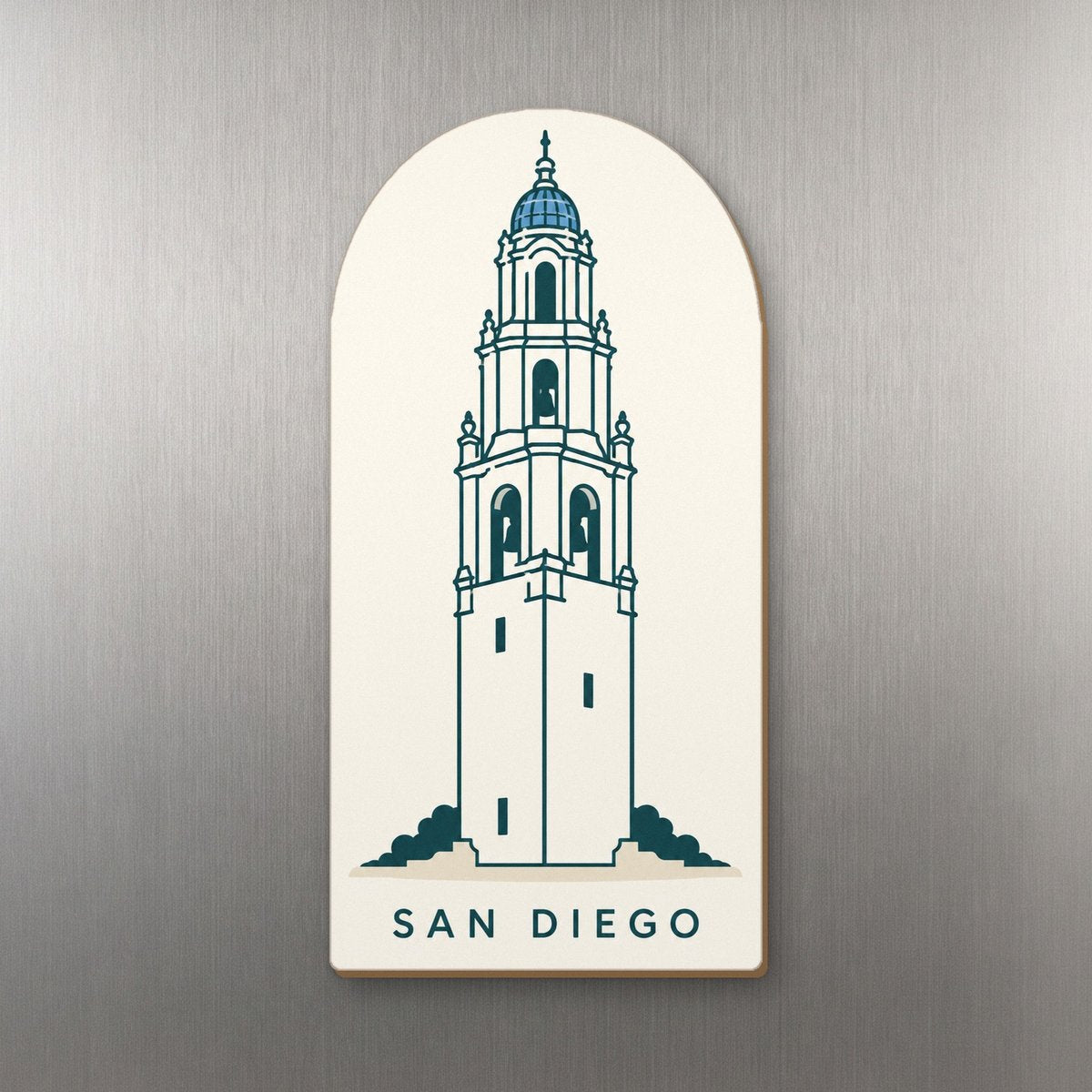 She's Choosing San Diego Magnet | Architectural Monoline | S1093-M