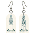 She's Choosing San Diego Earrings | Architectural Monoline | S1093