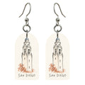 She's Choosing San Diego Earrings | Loose Contour Sketch | S1094
