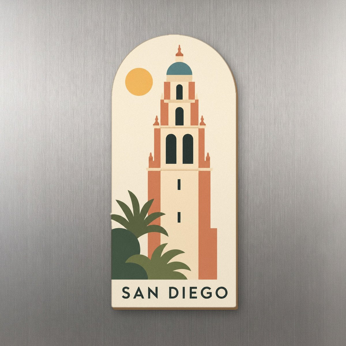 She's Choosing San Diego Magnet | Geometric Reduction | S1096-M