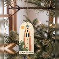 She's Choosing San Diego Ornament | Geometric Reduction | S1096-O