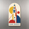 She's Choosing San Diego Magnet | Bauhaus Inspired Abstraction | S1097-M