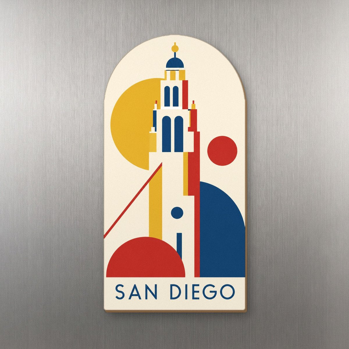 She's Choosing San Diego Magnet | Bauhaus Inspired Abstraction | S1097-M