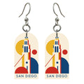 She's Choosing San Diego Earrings | Bauhaus Inspired Abstraction | S1097