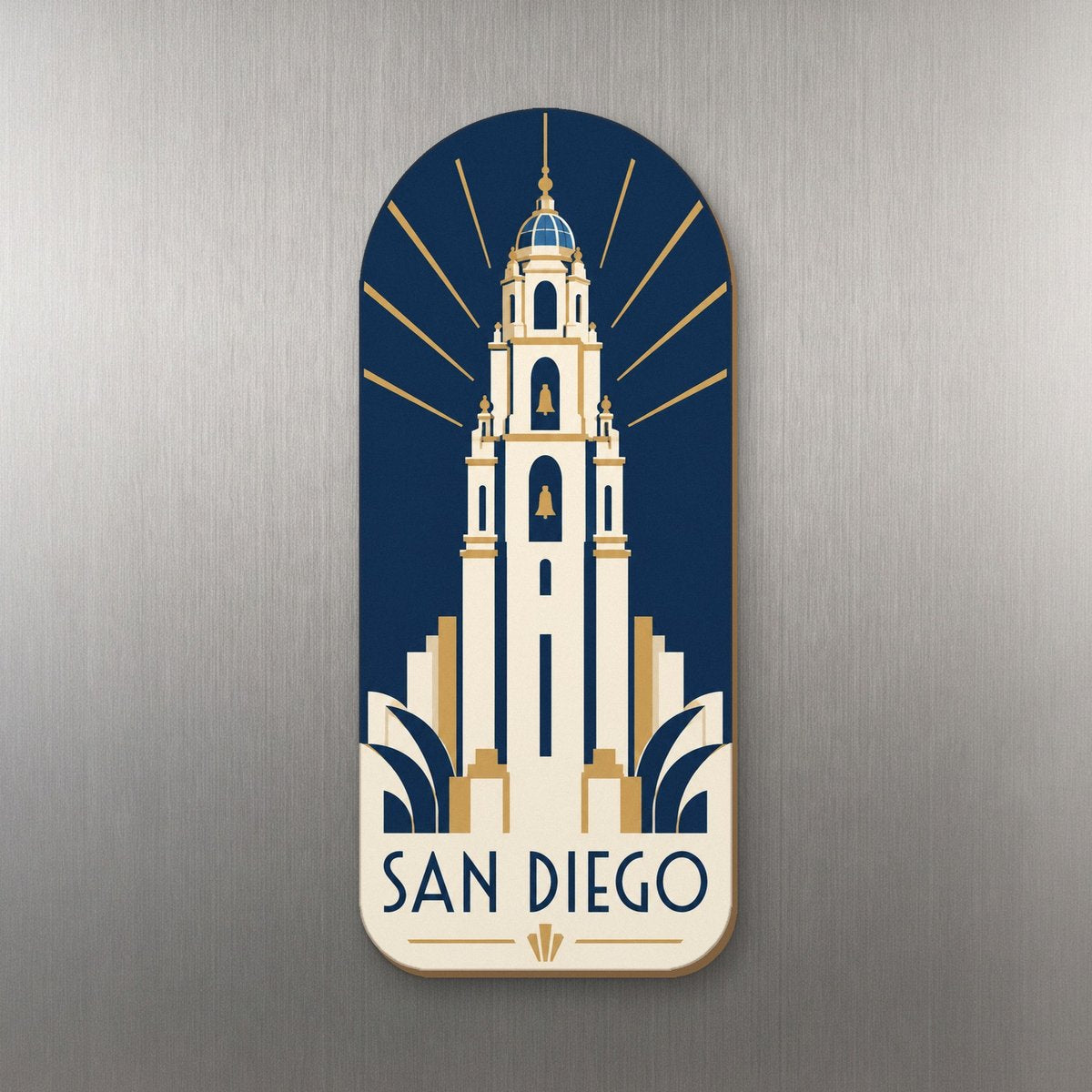 She's Choosing San Diego Magnet | Art Deco | S1099-M
