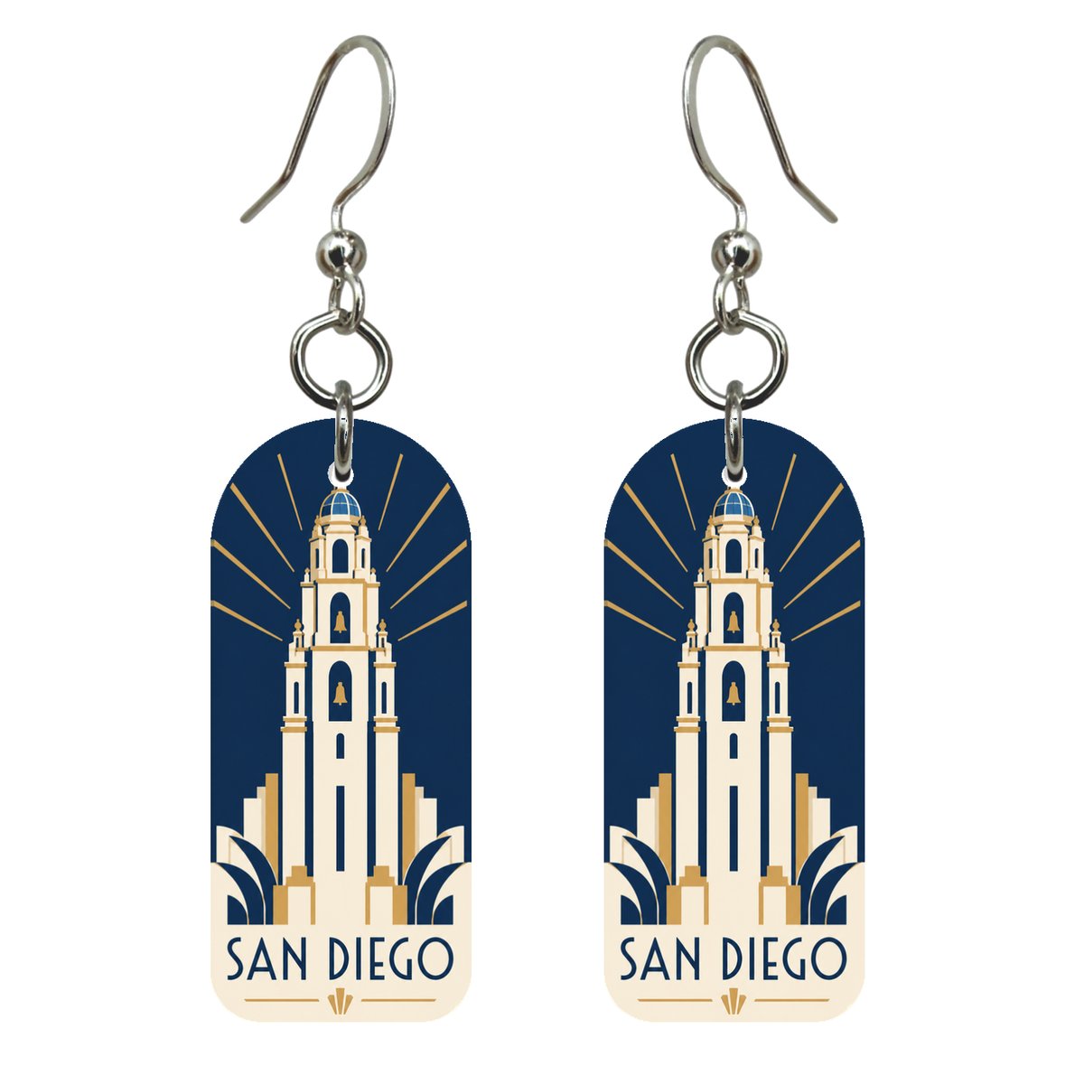 She's Choosing San Diego Earrings | Art Deco | S1099