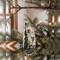 She's Choosing New York Ornament | Charcoal Gesture | S110-O