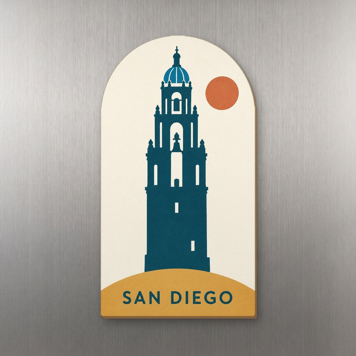 She's Choosing San Diego Magnet | Cut Paper Silhouette | S1100-M