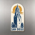 She's Choosing San Diego Magnet | Linocut | S1103-M