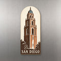 She's Choosing San Diego Magnet | Woodcut | S1104-M