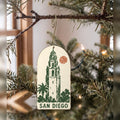 She's Choosing San Diego Ornament | Rubber Stamp Print | S1105-O