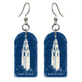 She's Choosing San Diego Earrings | Cyanotype Inspired | S1109