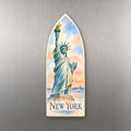 She's Choosing New York Magnet | Restrained Watercolor | S111-M