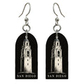 She's Choosing San Diego Earrings | Scratchboard | S1113