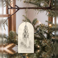 She's Choosing San Diego Ornament | Soft Graphite Drawing | S1115-O
