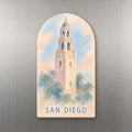 She's Choosing San Diego Magnet | Soft Pastel | S1118-M