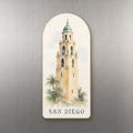 She's Choosing San Diego Magnet | Restrained Watercolor | S1119-M