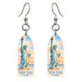 She's Choosing New York Earrings | Restrained Watercolor | S111
