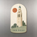 She's Choosing San Diego Magnet | Minimal Gouache | S1120-M