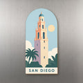She's Choosing San Diego Magnet | Flat Animation Background | S1123-M