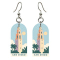 She's Choosing San Diego Earrings | Flat Animation Background | S1123