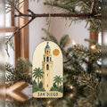 She's Choosing San Diego Ornament | Naive Folk Painting | S1125-O