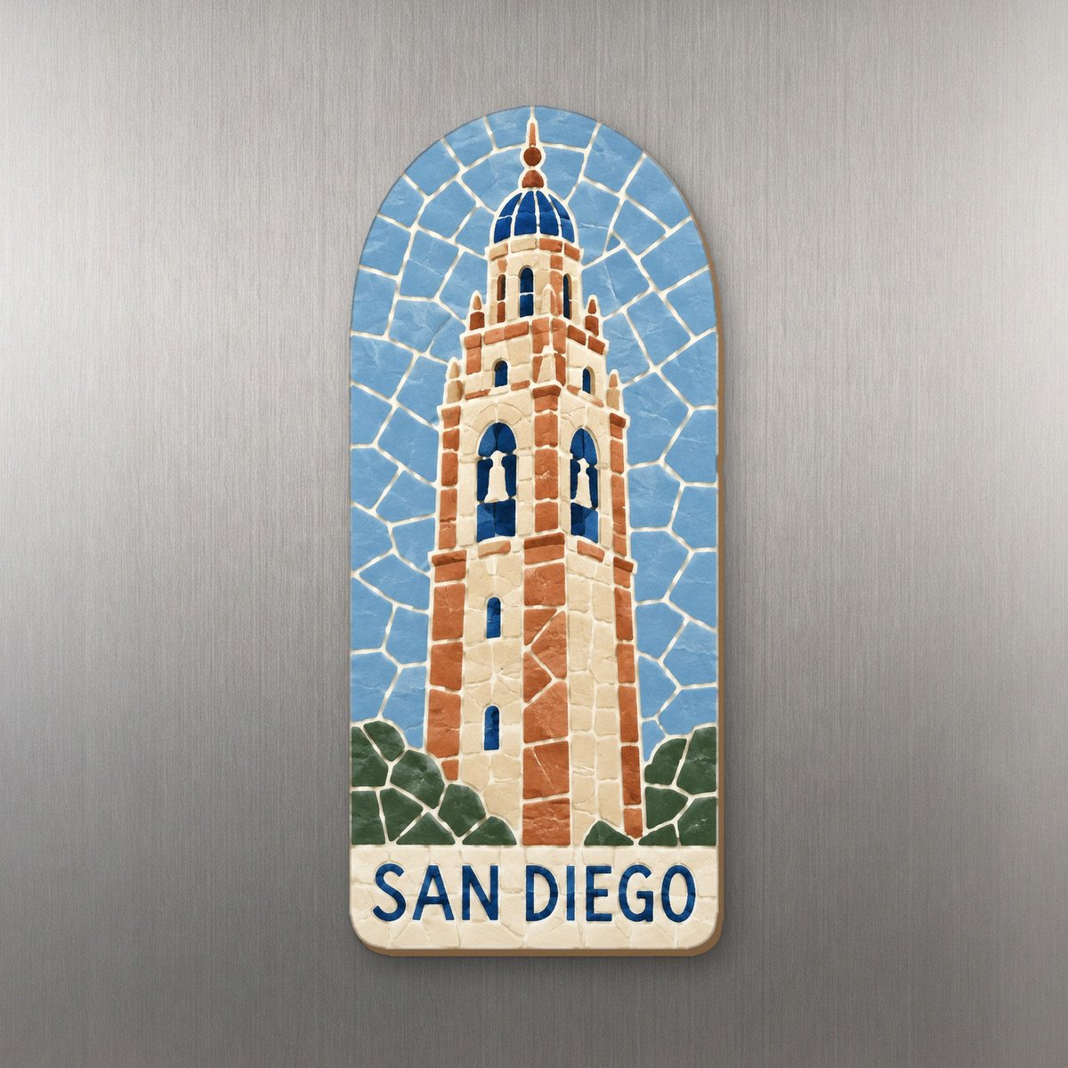 She's Choosing San Diego Magnet | Mosaic Blocks | S1130-M