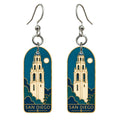 She's Choosing San Diego Earrings | Cloisonne Inspired Graphic | S1132