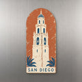 She's Choosing San Diego Magnet | Sgraffito Inspired | S1133-M