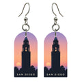She's Choosing San Diego Earrings | Luminous Dusk Silhouette | S1135